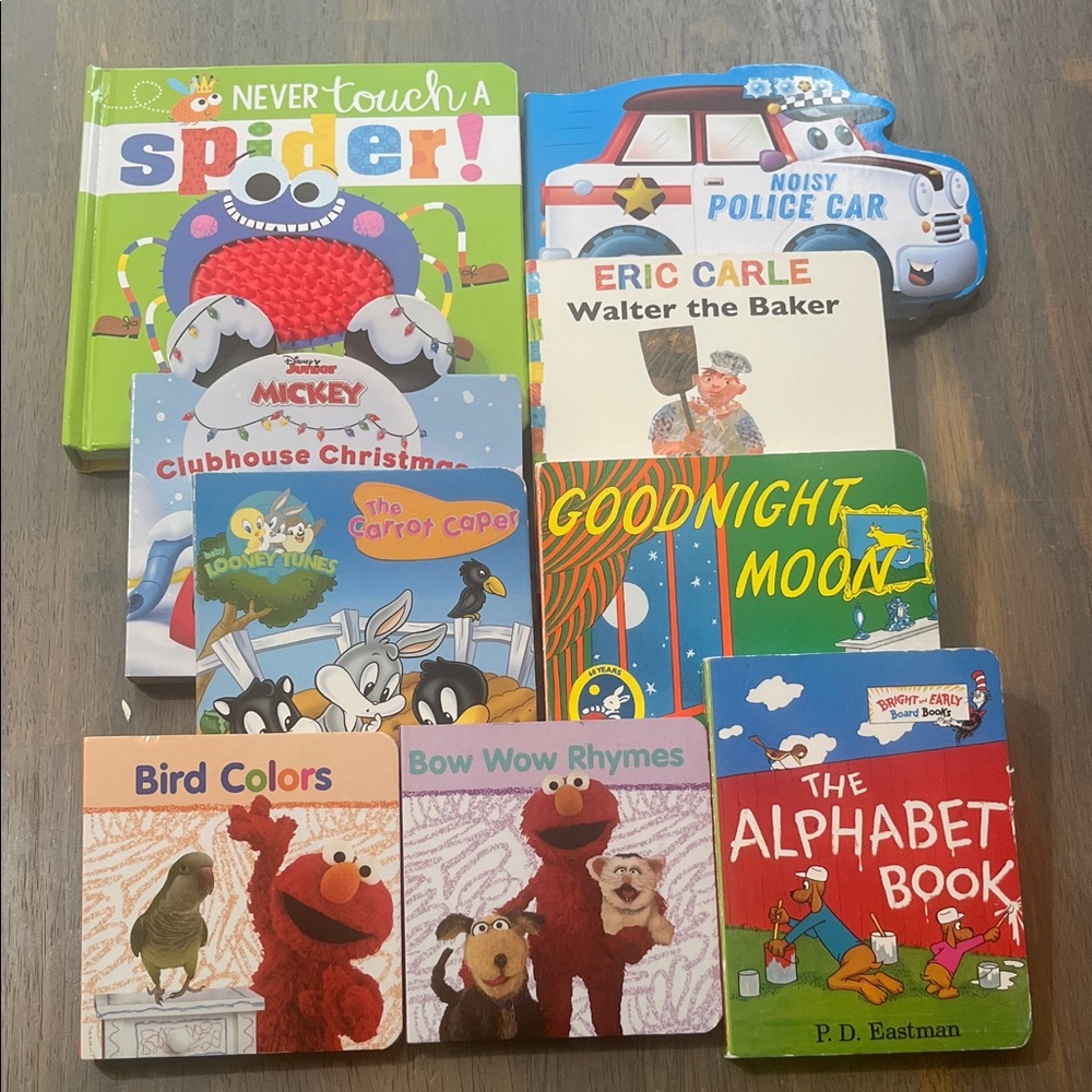 CHILDREN’S BOARD BOOKS SET OF 9 kids books learning #57